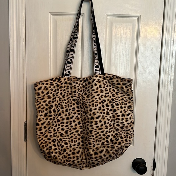 Victoria secret Pink leopard cloth bag - Picture 5 of 7